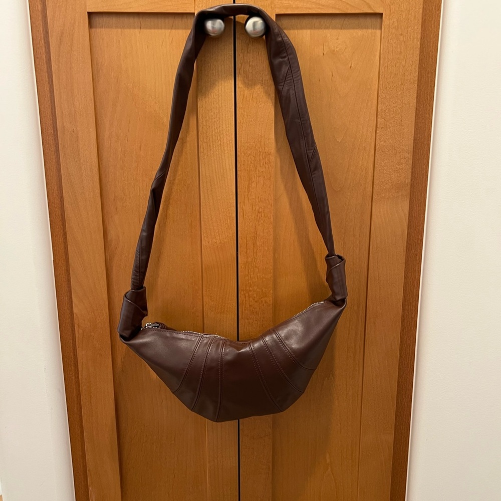 Croissant Bag Crescent Bag in Dark Brown